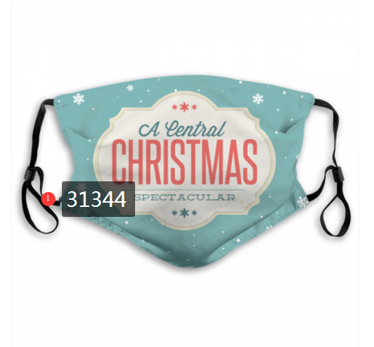 2020 Merry Christmas Dust mask with filter 79->mlb dust mask->Sports Accessory